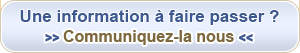 Communiquez-nous vos informations